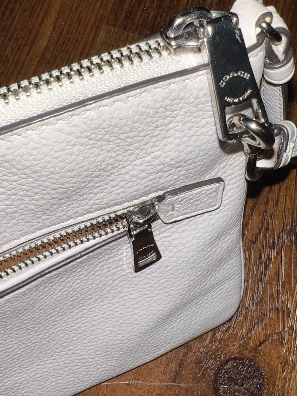 Coach x Star Wars Glitter Gallery Pebbled Leather Purse Wristlet Limited Edition - Picture 10 of 10